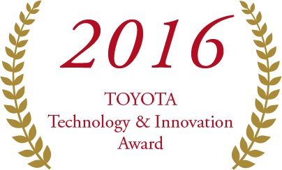 2016 TOYOTA Technology & Innovation Award